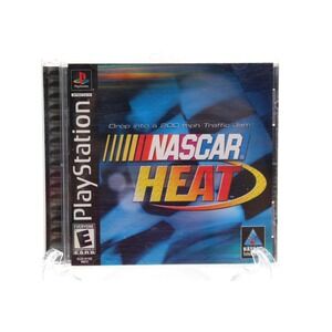 NASCAR Heat (Sony PlayStation 1, 2000) PS1 PSX Complete w/Manual